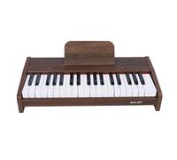 Fockety Keyboard Piano, 37 Keys Electronic Digital Piano with Sheet Music Stand & 3 Full Octaves, Portable Piano Keyboard, Music Educational Instrument Toy for Beginners (Wood Grain)