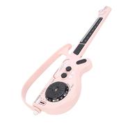 Fockety Kids Electric Guitar, Stringless Smart Guitar with Multicolor LED Lights and DJ Turntable, Musical Instrument Toy for Children Ages 3 and Up Birthday Gift (Pink)