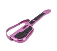 Fockety Kids Guitar, Stringless Electric Guitar Toy with Strap and Music Score, 22.8 X 7.5in Auto Tones Switchable Foldable Guitar for Kids Girls Boys Beginners, Easy to Operate (Purple)
