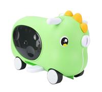 Fockety Kids Ride On Suitcase, Robust Plastic Lightweight Carry On Luggage, Airplane Safe Travel Kids Luggage with Handles, Wheels and Carry Strap for Toddlers and Children