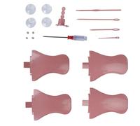 Fockety Knitting Machine Accessories, 18pcs Nonslip Suction Cups Plastic Knit Hook Kit Easy Installation Knitting Machines Adapter Compatible with Sentro 22/32/40/48
