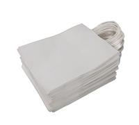 Fockety Kraft Paper Bags, 8.3 X 4.3 X 10.6in Large Capacity Party Bags, Shopping with Handle, Brown Paper (M Size: Approx. 21 X 11 X 27cm / 8.3 X 4.3 X)