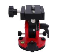 Fockety Latitude Adjustment Seat, 0 to 90 Degree Adjustable Equatorial Wedge Instrument Latitude Base Aluminum Alloy Telescope Mount for Sky Watcher (Red)