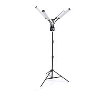 Fockety LED Video Light Kit, 4 Arms 3200K-5600K Dimmable (UK Plug)