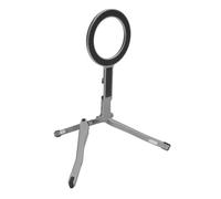 Fockety Magnetic Phone Tripod, Portable Foldable Magnetic Selfie Stick Tripod, Aluminum Alloy Cell Phone Tripods Stand for Video Recording, Vlogging, Travel, Live Streaming