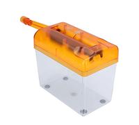 Fockety Manual Shredder, Mini Portable Paper Shredder Document for Paper, Notes, Bills, Portrait Fits A6 Size or Folded to A6 Size, Hand Cutter Office and Teaching Supplies (Orange)