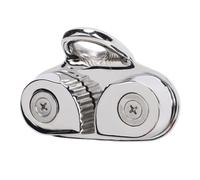 Fockety Marine Cam Cleat, 316 Stainless Steel with Progressive Cam Tooth Design for High Load Capacity, Flared Entry Cleat for Easy Rope Adjustment with 10-16mm Rope Compatibility