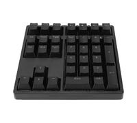 Fockety Mechanical Number Pad, 34 Keys Blue Switch Wired Numeric Keypad with RGB Backlit and Adjustable Feet, for Wins, 0S, Laptop, Desktop, PC (Black)