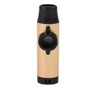 Fockety Metal Kazoo for Adult & Kids, Aluminum Alloy Electric Kazoo with Pickup & Lanyard, Professional Kazoos Musical Instrument for Guitar, Ukulele, Violin, Piano, Keyboard (Gold)
