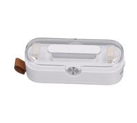 Fockety Mini Bag Sealer, 2 in 1 Heat Sealer with Cutter, No Preheating for Chip Bags Snack Bags Cookie, Magnetic Strip and Lanyard for Refrigerator Travel Camping (White)