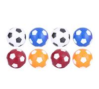 Fockety Mini Colorful Table Soccer Footballs 8PCS Replacement Balls Durable 36mm for Kids Table Game Plastic Toy