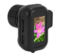 Fockety Mini Keychain Camera, 1080P 30fps 90° Viewing Angle Mini Thumb Sized Camera 180mAh Battery 0.96 Inch LCD Colorful Screen Micro Video Camera Camcorder, Portable Camera for Students