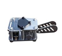 Fockety Mini Morse Code Key, Double Paddle CW Key with PCB Material and Mechanical Switches, Adjustable Press Force, Dual 3.5mm Ports, for HAM Radio Telegraph Morse Code Practice