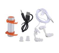 Fockety MP3 Player, 8GB Portable Music Player with Water Proof Earphones, HIFI Lossless Sound IPX8 Water Proof Aluminum Shell Audio Player for Swimming Diving Surfing Running (Silver)