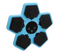 Fockety Music Boxing Machine, Smart Wall Mounted Boxing Target with 5 Speeds, Electronic Music Workout Machine, Trainer, Training Punching Equipment for Kids, Home, Gym (Blue)