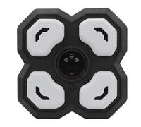 Fockety Music Boxing Machine with Boxing Gloves, Wall Mounted Music Trainer, Home Workout Training Punching Equipment, Workout Machine for Kids & Adults (Black)