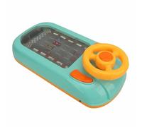 Fockety Musical Steering Wheel Toys for Boy, Simulated Driving Racing Car Game with 10 Music & 4 Suction Cups, Racing Adventure Car Steering Wheel for Boy, Girl, Toddler