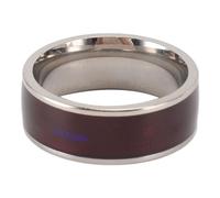 Fockety NFC Smart Ring, Waterproof Steel Mobile Phone NFC Ring for Ntag213 Chip, Wearable Fasion Ring for Men or Women Unlock Smart Door Locks, One Click File Transfer (Silver)