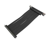 Fockety PCIE 4.0 X16 Riser Cable, High Speed Flexible Extender with Reverse 90 Degree Connector for RTX4090 RX8900, Compatible with PCIE 3.0 2.0 1.0, Shielded Slots Vertical GPU (40cm)
