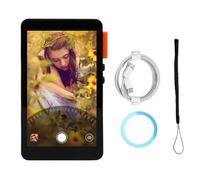 Fockety Phone Vlog Selfie Monitor Screen, 1136x640 Wireless Using Phone Rear Camera with 2300mAh Battery, No Delay Magnetic Back Camera Monitor for Selfie Vlog Live Stream TikTok