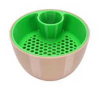 Fockety Pistachio Bowl, Snack Bowls, 4.5X2.8 Inch Snack Serving Dish with Integrated Shell Holder, Double Dish Nut Bowl with Shell Discard Tray for Pistachios, Nuts, Popcorn (Type 3)