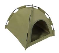 Fockety Portable Cat Playpen, Foldable Oxford Anti Anxiety Enclosed Pet Tent with Mesh Window Double Sided Cushion, Stable Calming Hideaway Bed for Camping Beach Park Outdoor Indoor Use (M)