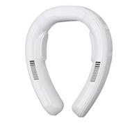 Fockety Portable Neck Fan, 360° Cooling 10000mAh Rechargeable Air Conditioner Personal Fan, 3 Speeds Cooling and Heating Dual Use Super Quiet Bladeless Fan for Summer Travel (White)