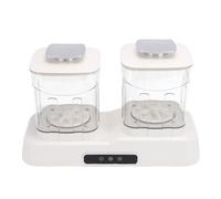 Fockety Portable Washing Machine, 2000mAh Rechargeable Mini Washer Underwear Washer Dual Chamber Laundry Machine for Apartment, Dorm, RV, Travel & Hotel Use
