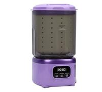 Fockety Portable Washing Machine, 2L Rechargeable Cordless Mini Washer with Spinning and Red Blue Light Options, for Travel Apartment Dorm Bras Underwear Baby Clothes (Purple)