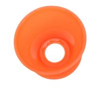 Fockety Pour Over Coffee Dripper, Flat Bottom Design with Food Grade PP Material, Reusable Filter Cup for Home Office Camping, Compatible with Standard Filter Paper (Orange)