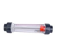 Fockety Practical Tube Fluid Meter, Transparent Field for Precise Monitoring of the Water 0.6-6 ³/h