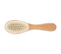 Fockety Premium Quality Baby Hairbrush Goat Hair Bristles Massage -Nursing Comb for Newborns