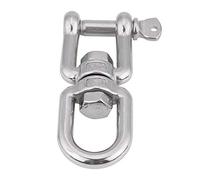 Fockety Premium Quality Swivel Snap Shackle for Rigging Sailboat Yacht 304 Stainless Steel Silver 10mm (10mm)