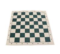 Fockety PVC Chessboard Only Bright Portable Soft Chess Board for Classic Appearance Design, Easy to Fold, Wear Resistance and Long Service Life, Educational Toy for Thinking and Problem Solving