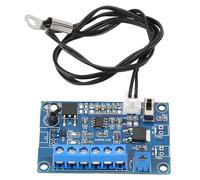 Fockety PWM Fan Speed Controller, DC 12V 24V 4A, Adjustable Modes, PC CPU Case Fan Temperature Controller with Sensor, 19.7in Cable for 2 3 4 Wire DC Fan