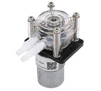 Fockety Quiet Long Service Life Large Peristaltic Pump 500mL/min for Laboratory Aquarium Proportional Pump Food Grade Silicone Tube, Transparent PC Head (12V)