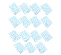 Fockety Rabbit Cage Mat, 13.39x9.84in, 15pcs (Blue 34x25cm) | Plastic Small Animal Bunny Foot Resting Pad for Pet Guinea Pig Bunny with Connecting Buckles, Wear Chew Proof