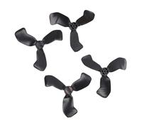 Fockety RC Propellers, 4PCS 3 Vanes Propellers Fit for DJI NEO 2 Drone PC Low Noise Drone Replacement Paddles Lightweight Extended Flight Time Airplane Science (Black)