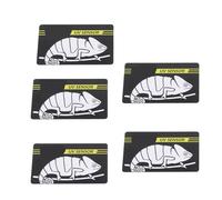 Fockety Reptile UV Tester Crawl Pet UV Test Card Easy Testing Quick Measurement 500 Times Reusable Sensor Card 5 Pcs
