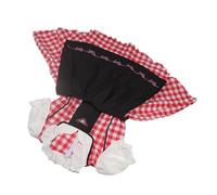 Fockety Retro Wench Costume Oktoberfest Dirndl Dress with Apron (#1)