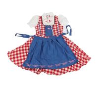 Fockety Retro Wench Costume Oktoberfest Dirndl Dress with Apron (#14)