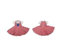 Fockety Retro Wench Costume Oktoberfest Dirndl Dress with Apron (#15)
