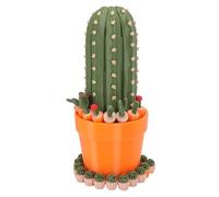 Fockety Rollup cactu Chess Set, 3D Printed Cactichess, Portable Travel Chess Board with 32 Premium Pieces and Fixing Ring, Funny Chess Gift for Plant Lovers