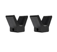 Fockety Rubber Boat Trailer Bow Stop, 2Pcs V Shape Blocks with 2in