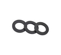 Fockety Rubber Washer Kit Sealing Water Pipe Fastener Plug Washer Set for Lovers, 12pcs Faucet Ring for Plumbing Projects (1 inch)