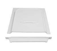 Fockety RV Screen Door Slider Sturdy PP White Panel 12x12 Inch for Motor Home, Easy Installation for Cleanliness and Comfort