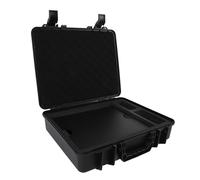 Fockety Satellite Dish Storage Case, 15.8x13.4x3.95inch Hard Carrying Travel Case, Compact Satellite Dish Pipe Adapter Power Supply Cables Storage Case Portable Case for Outdoor Travel RV