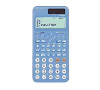 Fockety Scientific Calculator, Solar Battery Power 417 Function 10+2 Digits Display Office Calculator for Middle School, High School Math, Statistics Algebra, Advanced Courses (Blue)