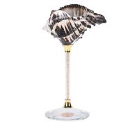 Fockety Seashell Conch Cup, Polished Seashell Goblet for Cold Drinks, Elegant Table Decoration with Unique Shell Design, for Wedding Beach Party Bridesmaids and Anniversary (Black)