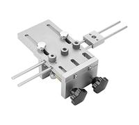 Fockety Self Centering Dowelling Jig Drill Guide Adjustable Woodworking Tool for Accurate Drilling 6/8/10/15mm Dowels for DIY Projects Nitride Tool Steel